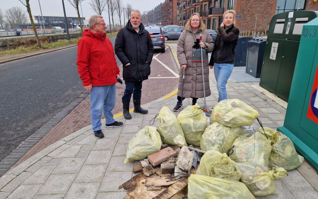 Zwerfafval opruimactie
